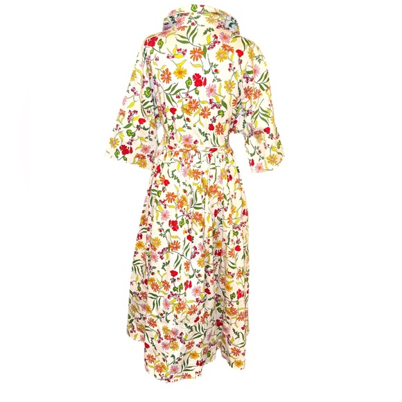 Kate Spade Multicolor Floral Midi Dress - Picture 2 of 4